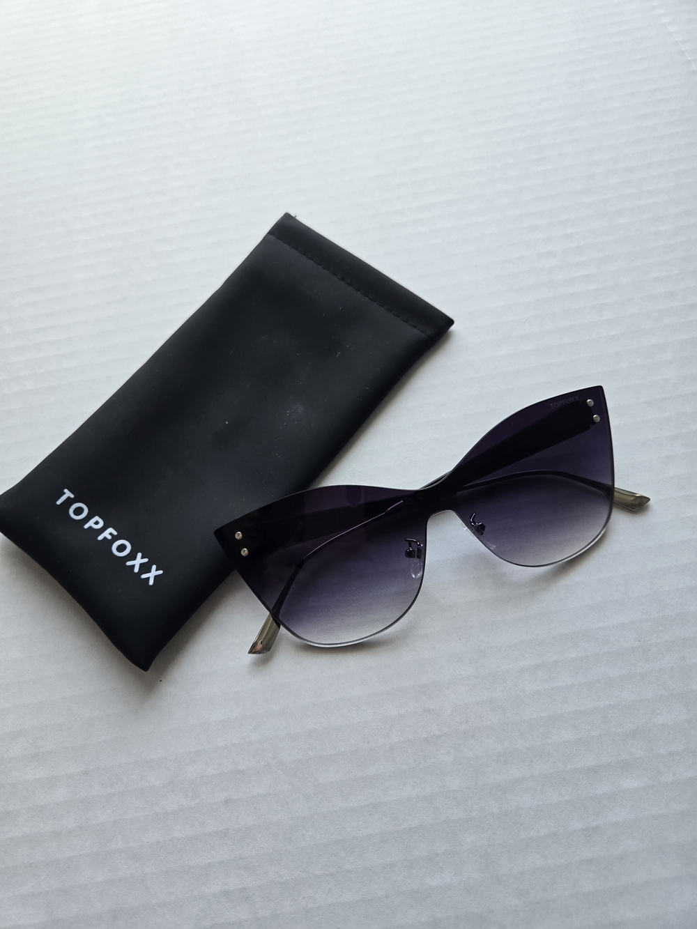 Topfoxx Venice 2 Faded Black Sunglasses With Black Case